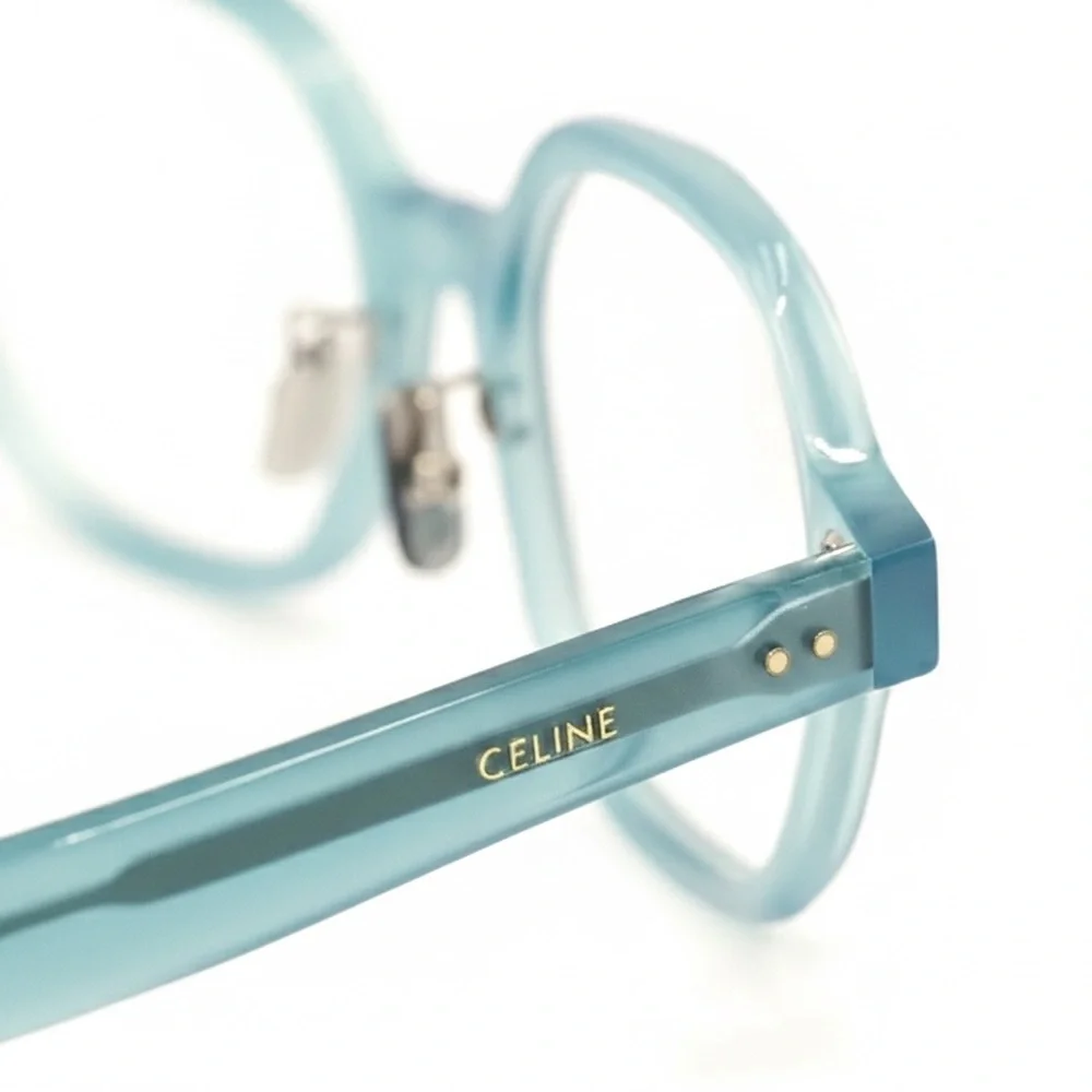 New! Celine Aqua Blue Eyeglasses CL50142F 093, Authentic - Picture 7 of 8
